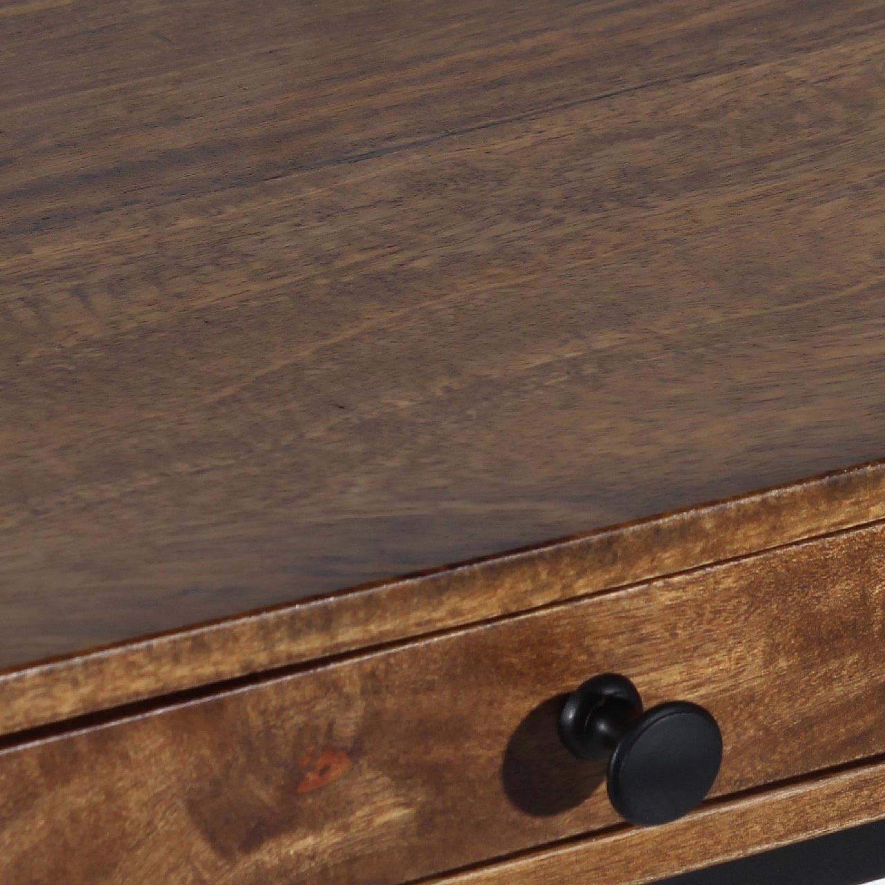 Minsak Mango Wood Metal Table Set of 2 Table