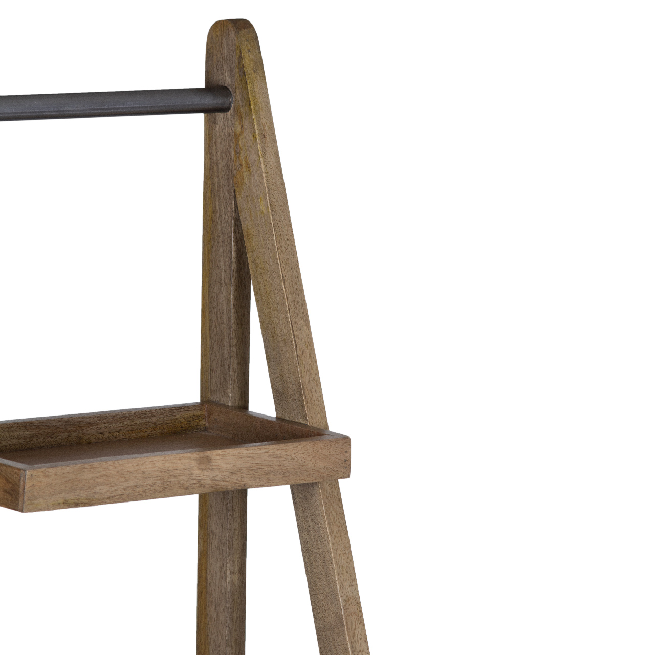 Monosko Mango Wood Ladder Shelf
