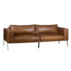 Montbel Marcata Buff Leather Sofa