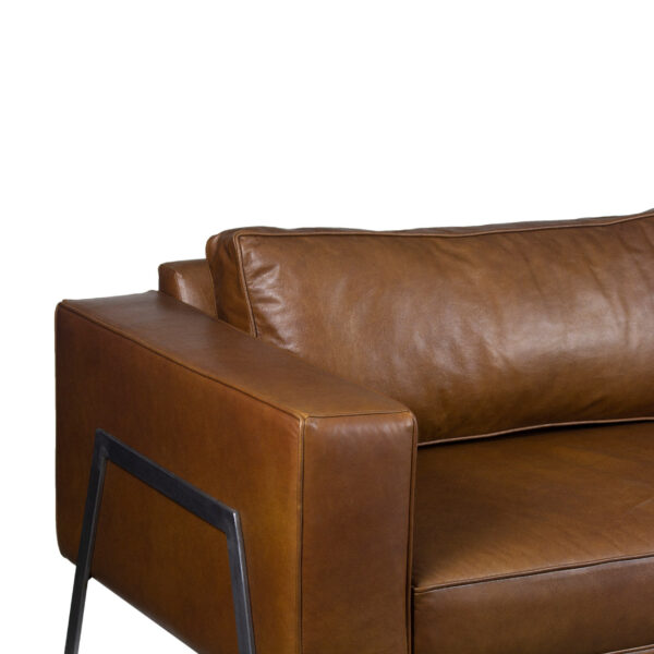 Montbel Marcata Buff Leather Sofa