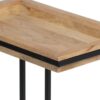 Mursia Mango Wood Metal  Table Set of 2 Table