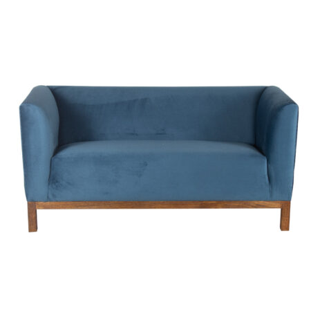 Nero Cosmos Spruce Velvet Loveseat