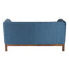 Nero Cosmos Spruce Velvet Love Seat Sofa