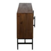 Nolan Mango Wood Metal Stand 4 Door Sideboard