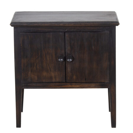 Oska Mango Wood 2 Door Side Table