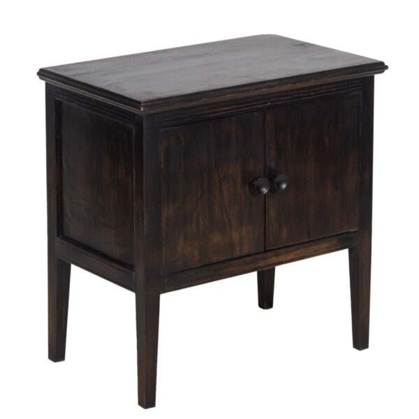 Oska Mango Wood 2 Door Side Table