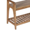 Palam Acacia Wood Bench With Slats Shelf Large