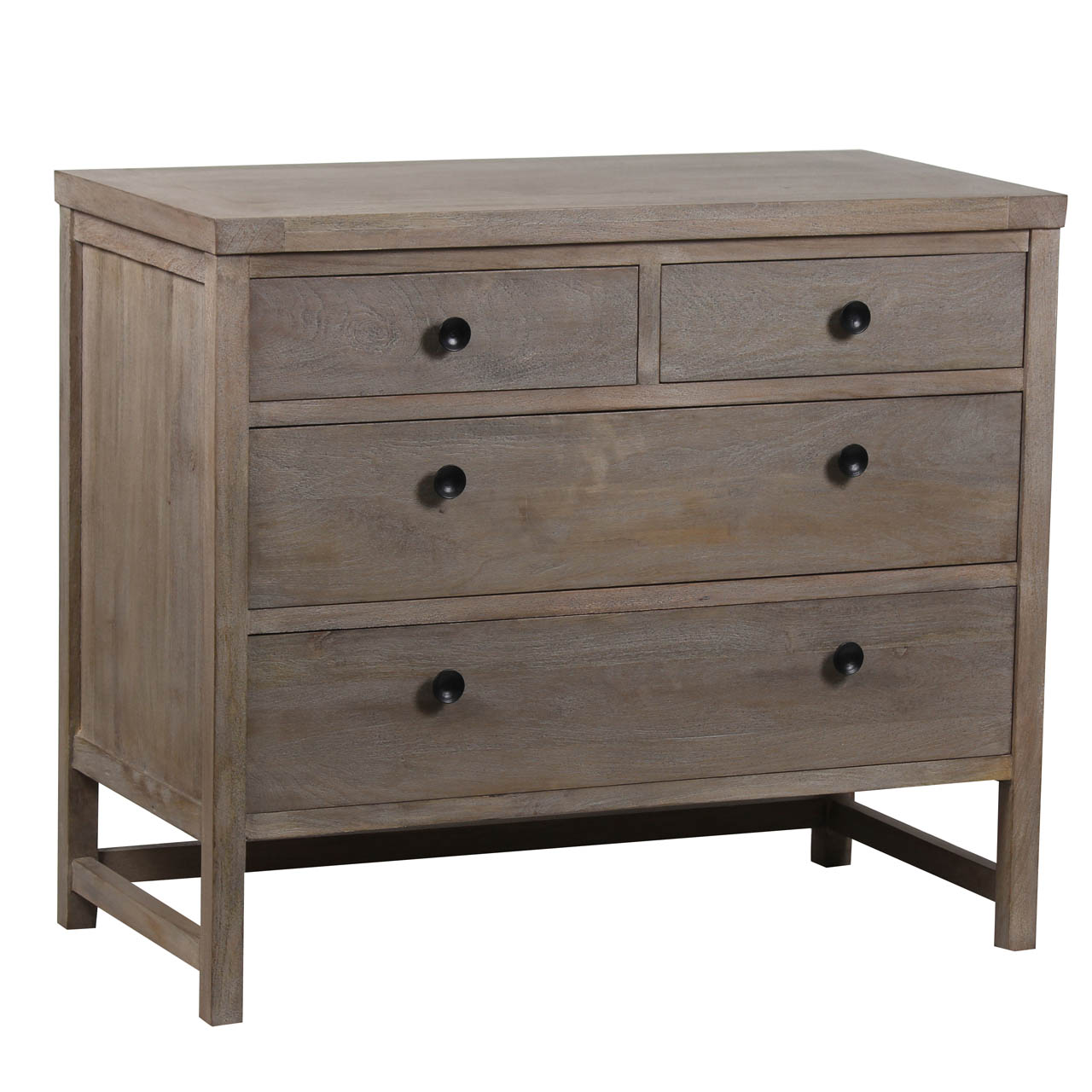 Farmhouse Mango Wood 4 Drawer Chest