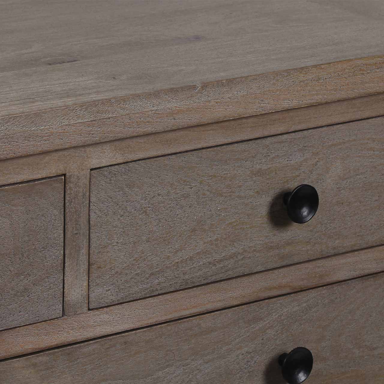 Farmhouse Mango Wood 4 Drawer Chest