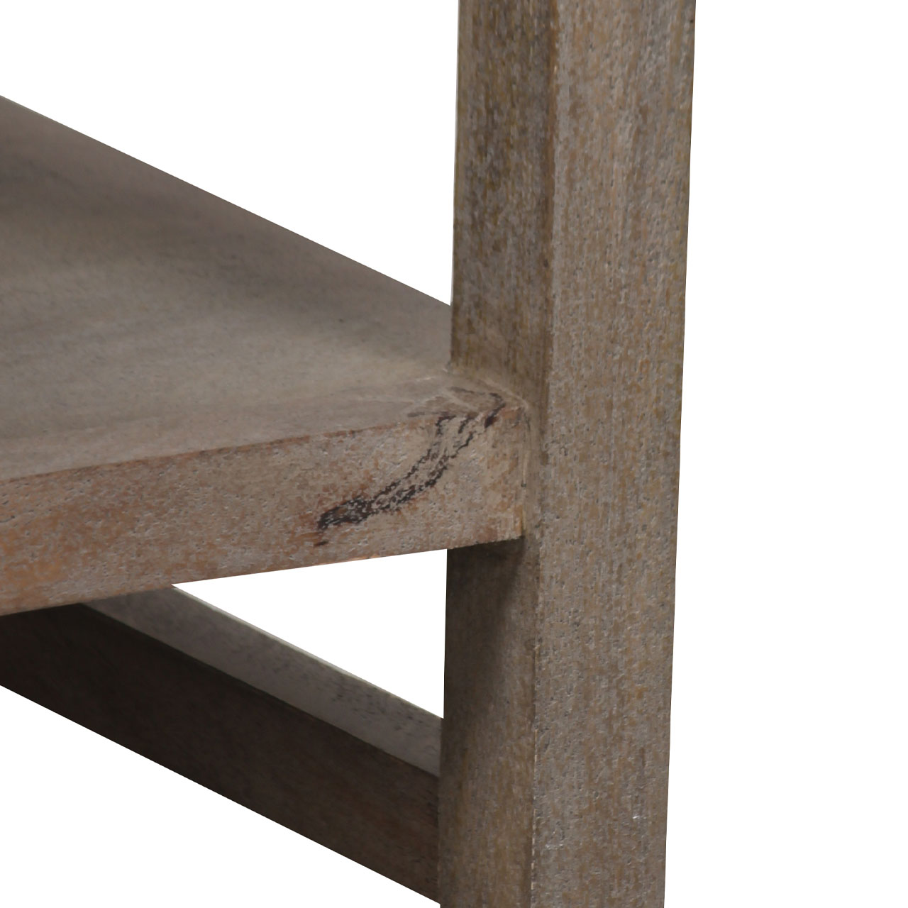 Farmhouse Mango Wood Night Stand 1 Drawer with Shelf