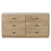 Pedron Mango Wood 6 Drawer Dresser