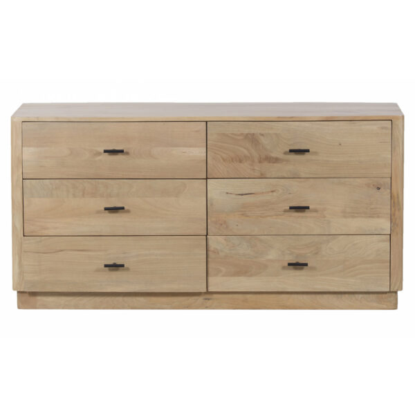 Pedron Mango Wood 6 Drawer Dresser