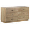 Pedron Mango Wood 6 Drawer Dresser