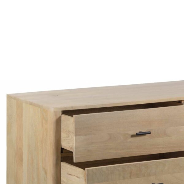 Pedron Mango Wood 6 Drawer Dresser