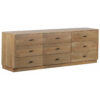 Pedron Mango Wood 9 Drawer Dresser