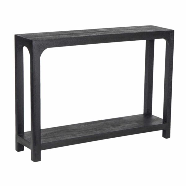 Peking Mango Wood Console Table Black