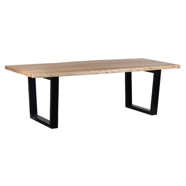 Pike Acacia Wood Metal Dining Table 94