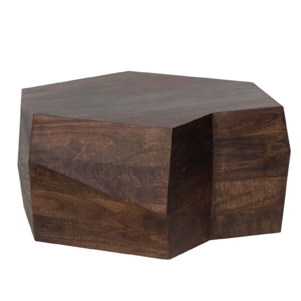 Polkar Mango Wood Organic Side Table