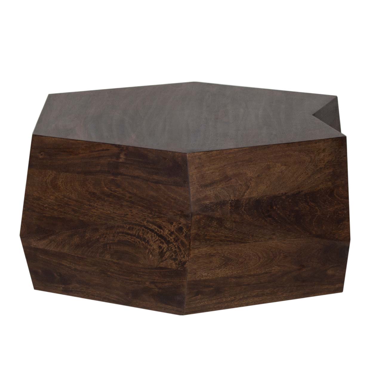 Polkar Mango Wood Organic Side Table