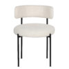 Portia Fabric Metal Dining Chair