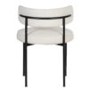 Portia Fabric Metal Dining Chair