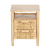 Raunak Mango Wood 2 Drawer Bedside Table