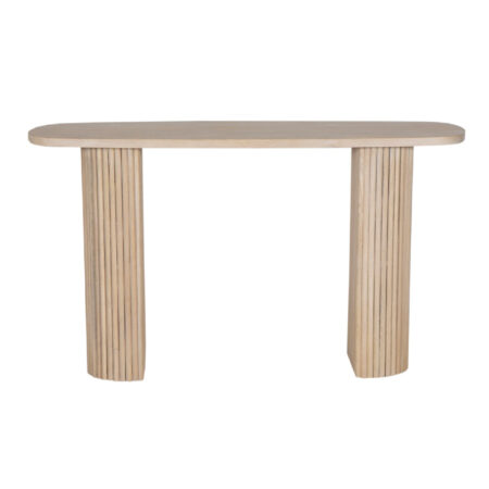 Reed Mango Wood Console Table Reed Mango Wood Console Table