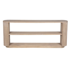 Reed Mango Wood Media Console Table
