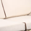 Rhys Mango Wood Canvas Fabric Sofa