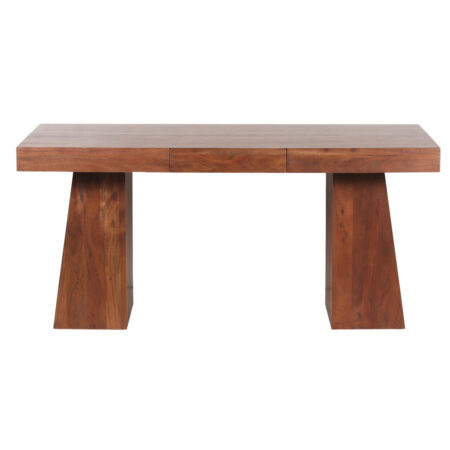 Ridge Acacia Wood Veneer Desk