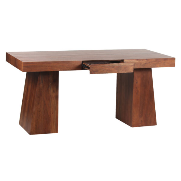 Ridge Acacia Wood Veneer Desk