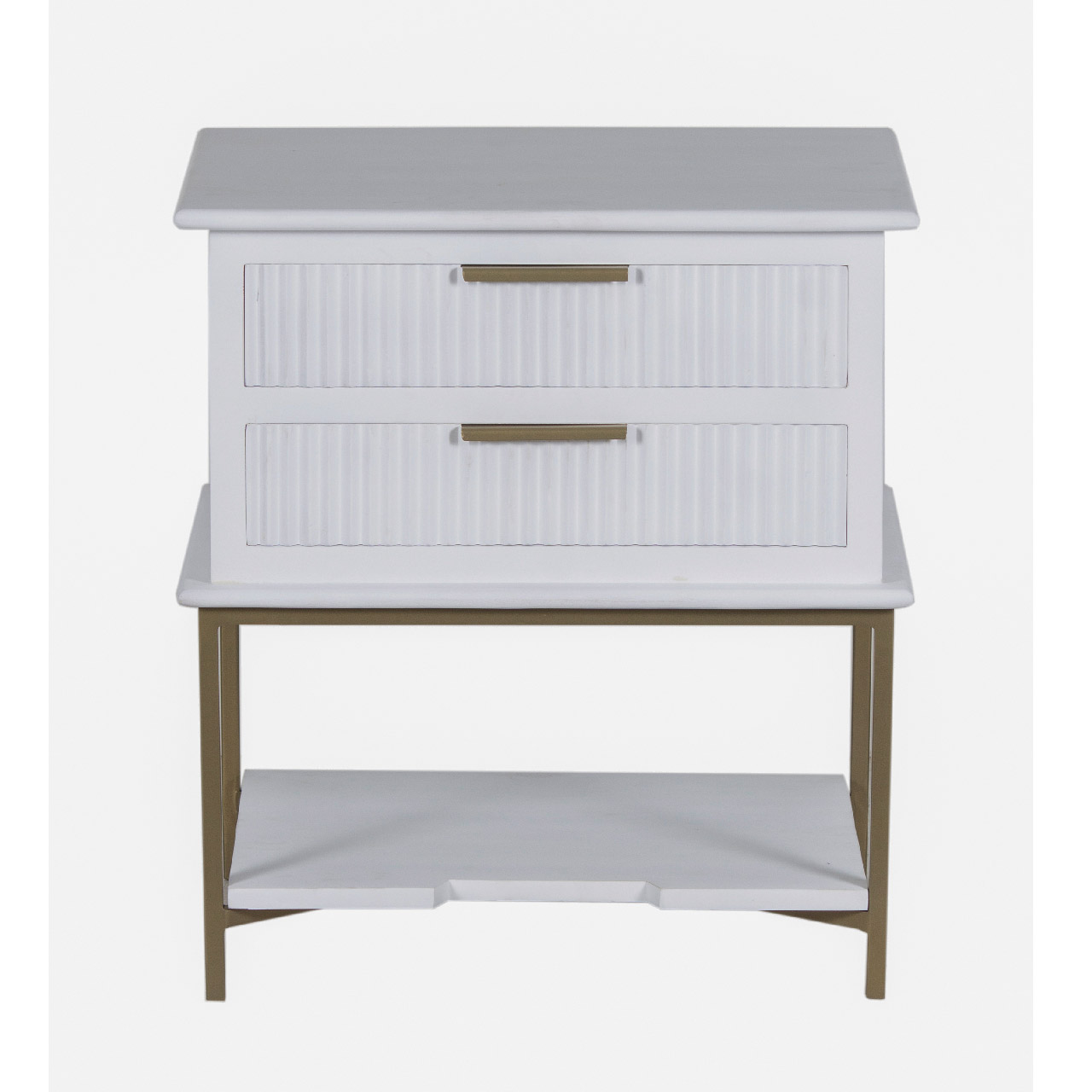 Riggs Mango Wood Iron Nightstand