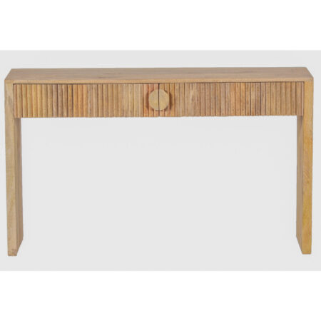 Rima Mango Wood Console Table 2 Drawers