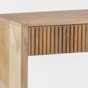 Rima Mango Wood Console Table With 2 Drawers