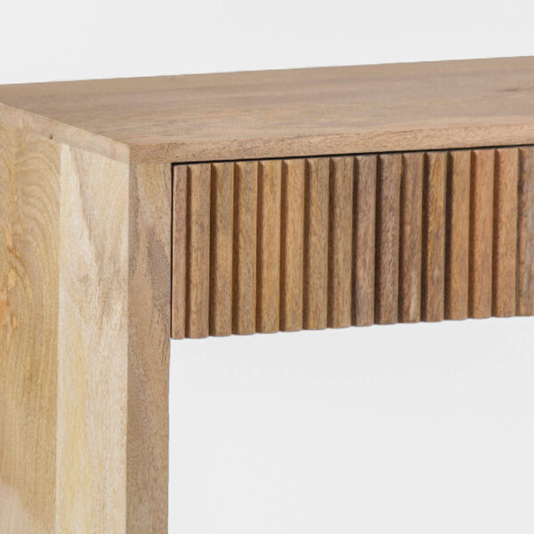 Rima Mango Wood Console Table With 2 Drawers