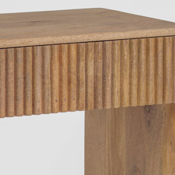 Rima Mango Wood Console Table With 2 Drawers