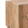 Rima Mango Wood Night Stand W 2 Drawer