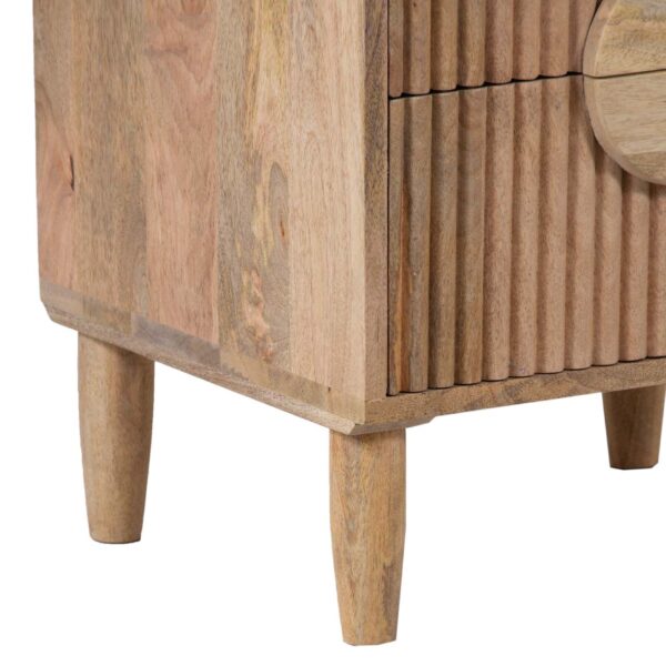 Rima Mango Wood Night Stand W 2 Drawer