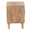 Rima Mango Wood Night Stand W 2 Drawer