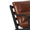 Ronan Mango Wood Leather Arm Chair