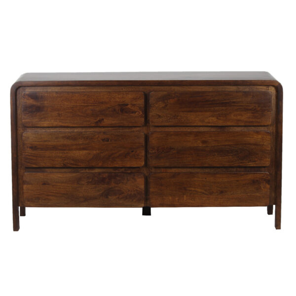 Ronse Mango Wood 6 Drawer Dresser