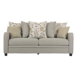 Sage Haven Fabric Sofa - Light Green