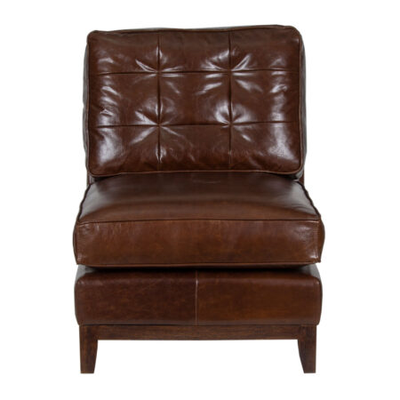 Salvador Brompton Cocoa Buff Leather Sofa