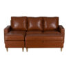 New Brown Faux Leather / TC Natural