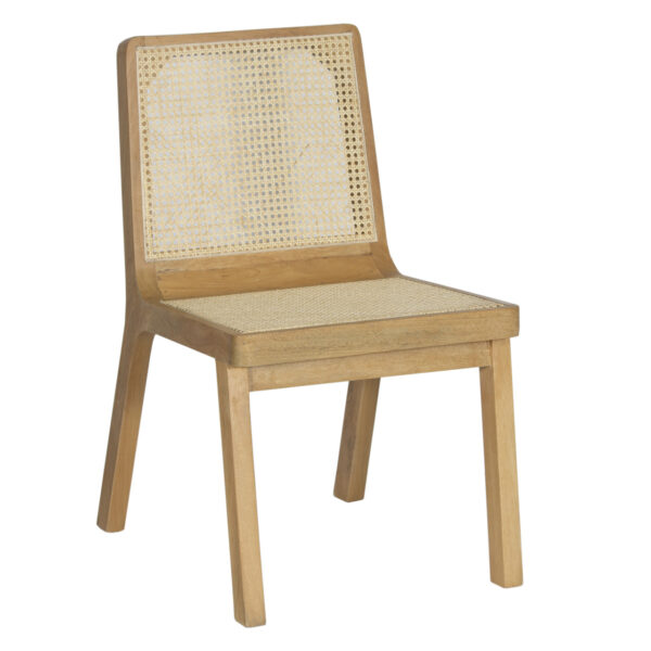 Santiago Mango Wood Cane Seat Back Dining Chair