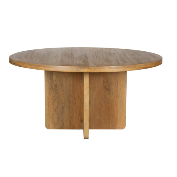 Santiago Mango Wood Round Dining Table