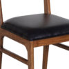 Shah Dining Chair PU Leather W Upholstery Seat