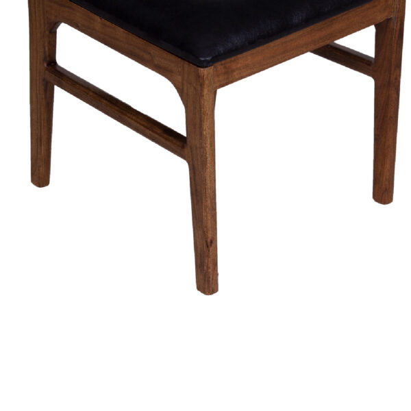 Shah Dining Chair PU Leather W Upholstery Seat