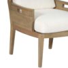 Shota Mango Wood Loft Fabric Arm Chair