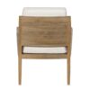 Shota Mango Wood Loft Fabric Arm Chair